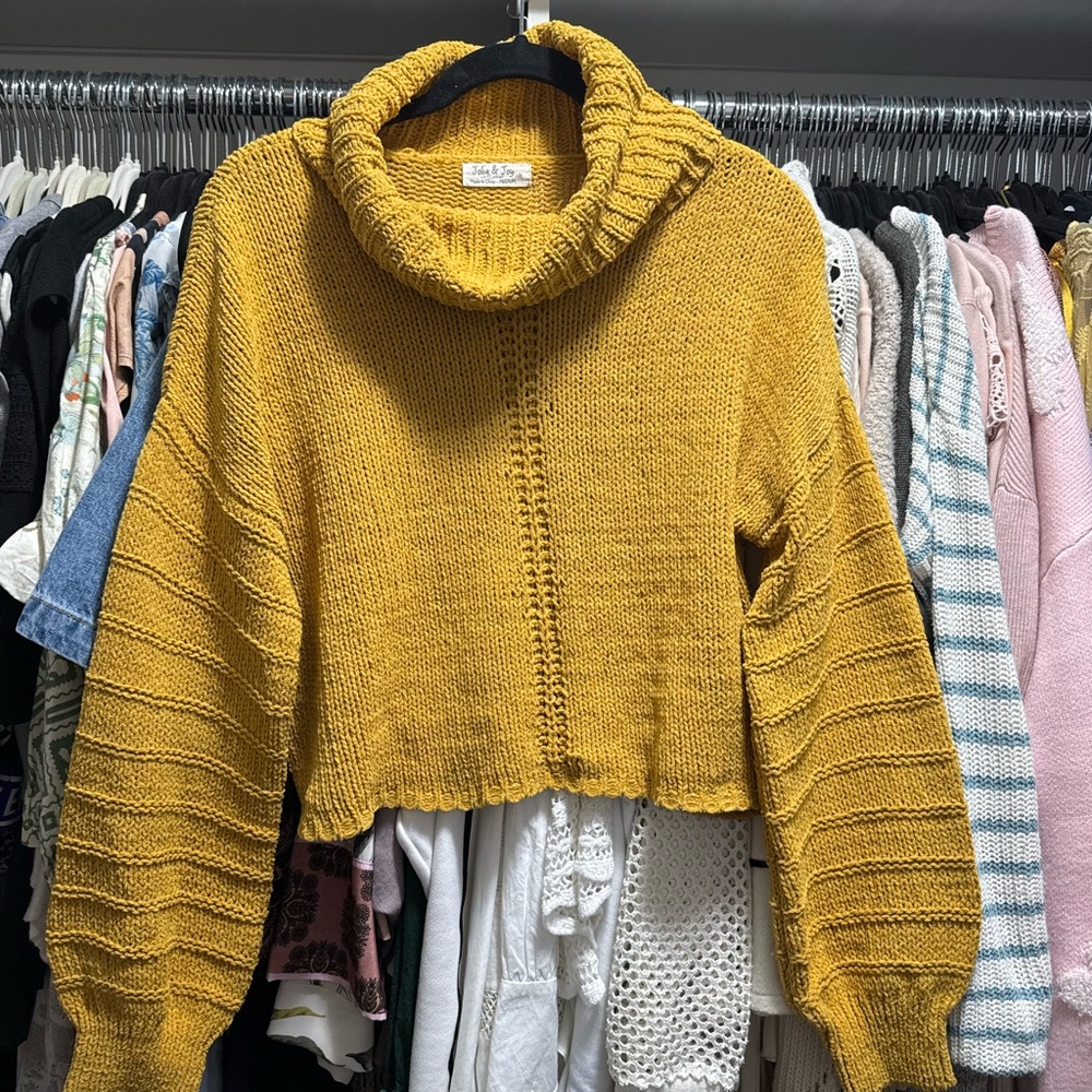 ✨ 2/$40 ✨ Urban Outfitters Mustard Cowl Neck Sweater